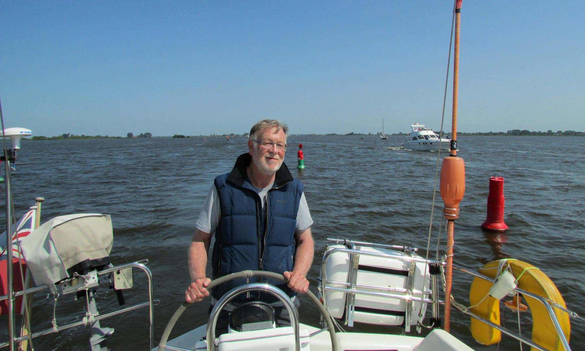 Sailing on Prinzez Marguerite Kanaal