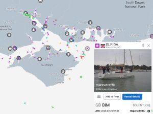 Elfida on Marine Traffic